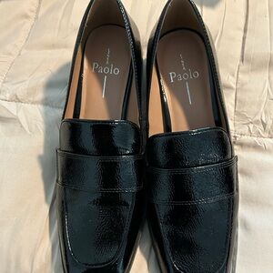 Paolo Black Patent Leather Loafers